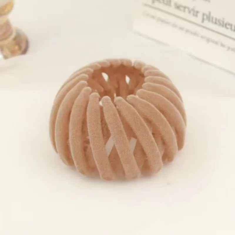 1Pcs Women Hair Claws Horsetail Buckle Bird Nest Expanding Hairband Lazy Man Hair Curler Hair Accessories Clips Snap Headwear