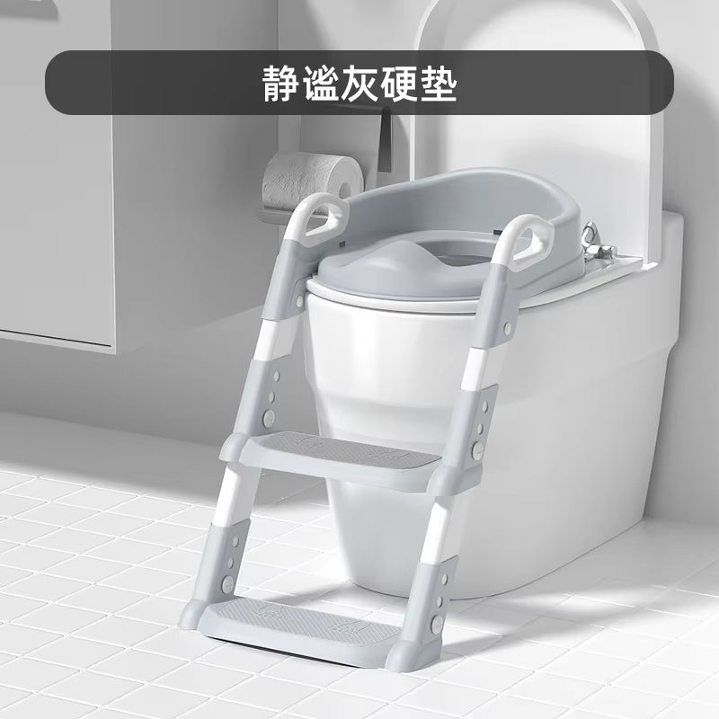 Children'S Toilet Baby Portable Toilet Seat Children'S Foldable Auxiliary Toilet Ladder Toilet Training Potty Ladder for Kids