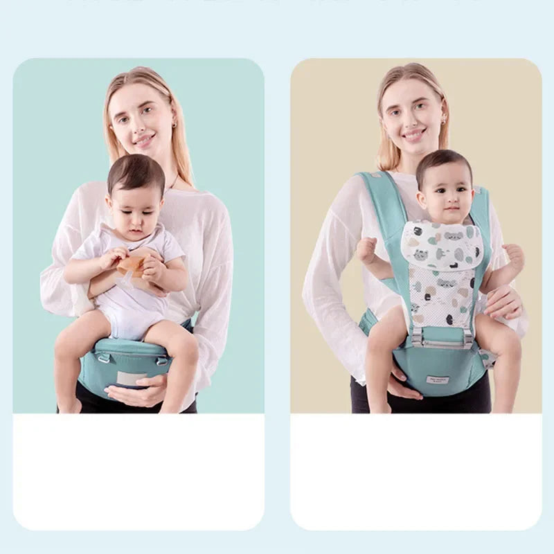 0-48 Months Ergonomic Baby Carrier Backpack with Hip Seat for Newborn Multi-Function Infant Sling Wrap Waist Stool Baby Kangaroo