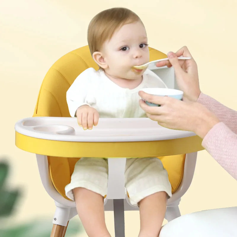 Cadeira Alta Multi-Funcional para Bebês Mesa de Jantar para Crianças Banquinho para Bebês Assentos Elevatórios Altura Ajustável para Crianças