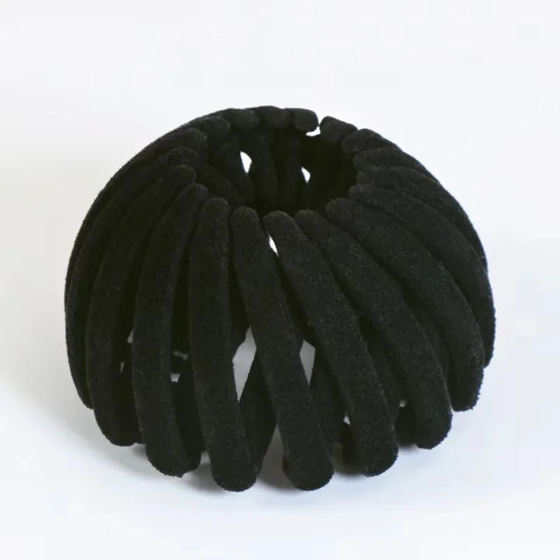 1Pcs Women Hair Claws Horsetail Buckle Bird Nest Expanding Hairband Lazy Man Hair Curler Hair Accessories Clips Snap Headwear