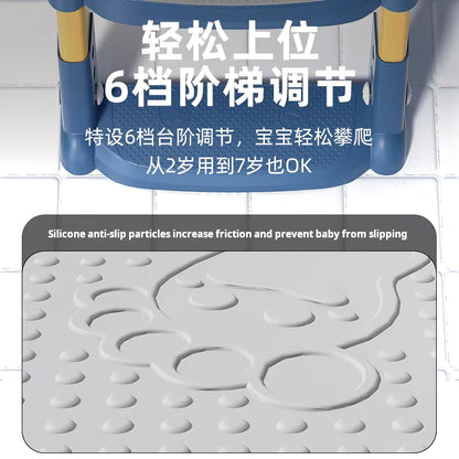 Children'S Toilet Baby Portable Toilet Seat Children'S Foldable Auxiliary Toilet Ladder Toilet Training Potty Ladder for Kids