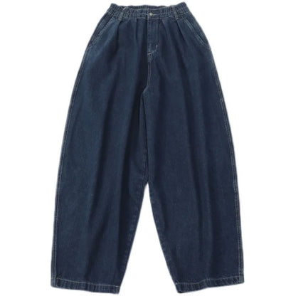 Straight Jeans Men Blue Loose Denim Trousers Neutral Y2K Jean Streetwear Casual Wide Jeans Mans Women Pants Men Baggy Men Jeans