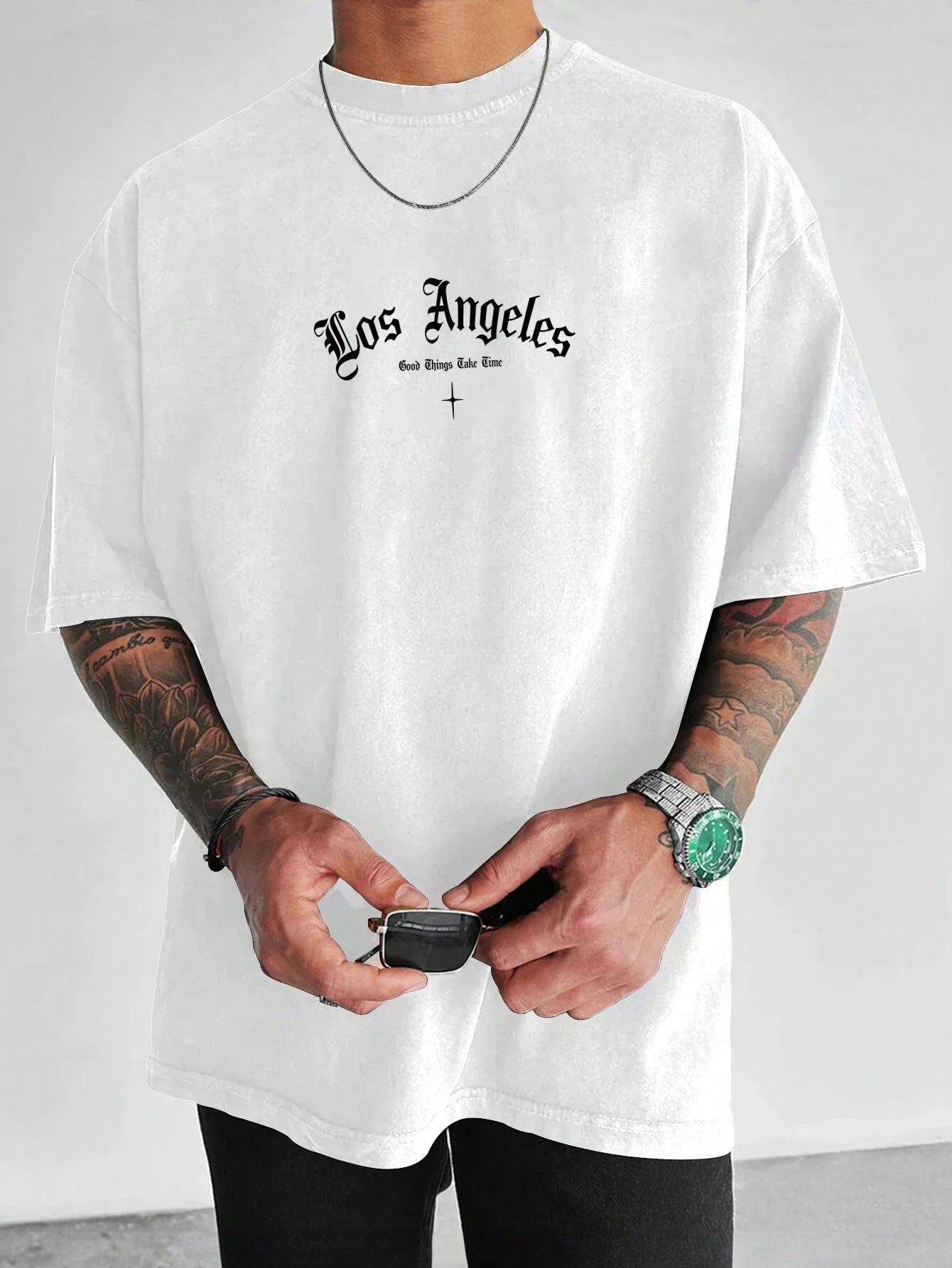 Manfinity EMRG Men'S Letter Printed T-Shirt