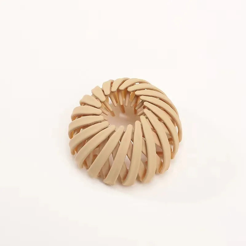 1Pcs Women Hair Claws Horsetail Buckle Bird Nest Expanding Hairband Lazy Man Hair Curler Hair Accessories Clips Snap Headwear