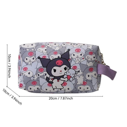 Sanrio Cute Cartoon Large Capacity Makeup Bag Small Outdoor Waterproof Portable Handheld Travel Storage Bag