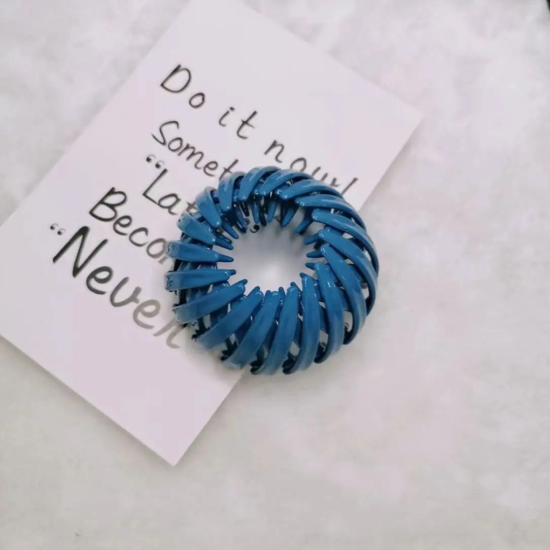 1Pcs Women Hair Claws Horsetail Buckle Bird Nest Expanding Hairband Lazy Man Hair Curler Hair Accessories Clips Snap Headwear