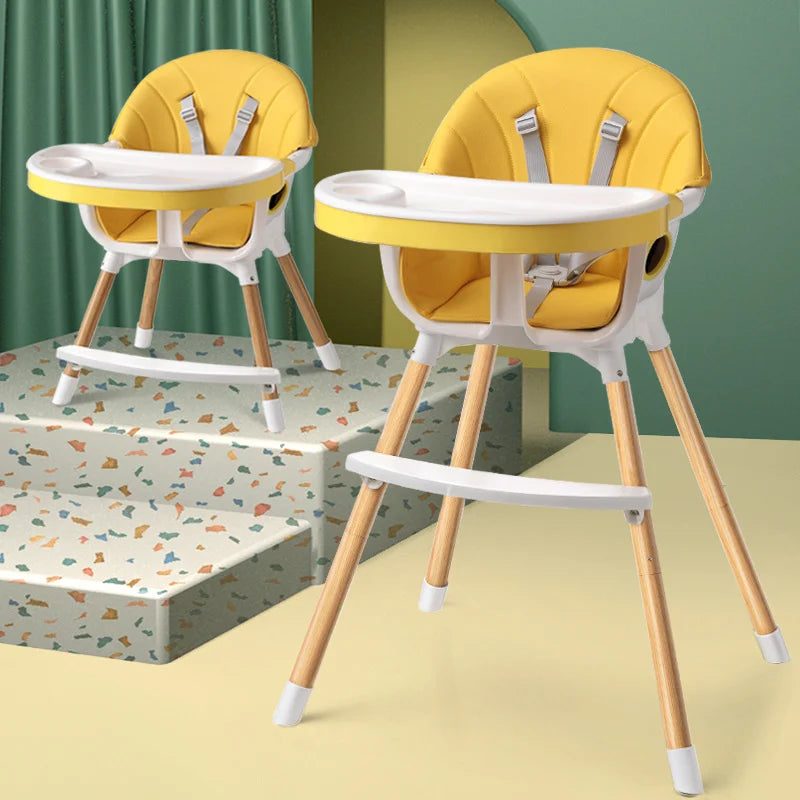 Cadeira Alta Multi-Funcional para Bebês Mesa de Jantar para Crianças Banquinho para Bebês Assentos Elevatórios Altura Ajustável para Crianças