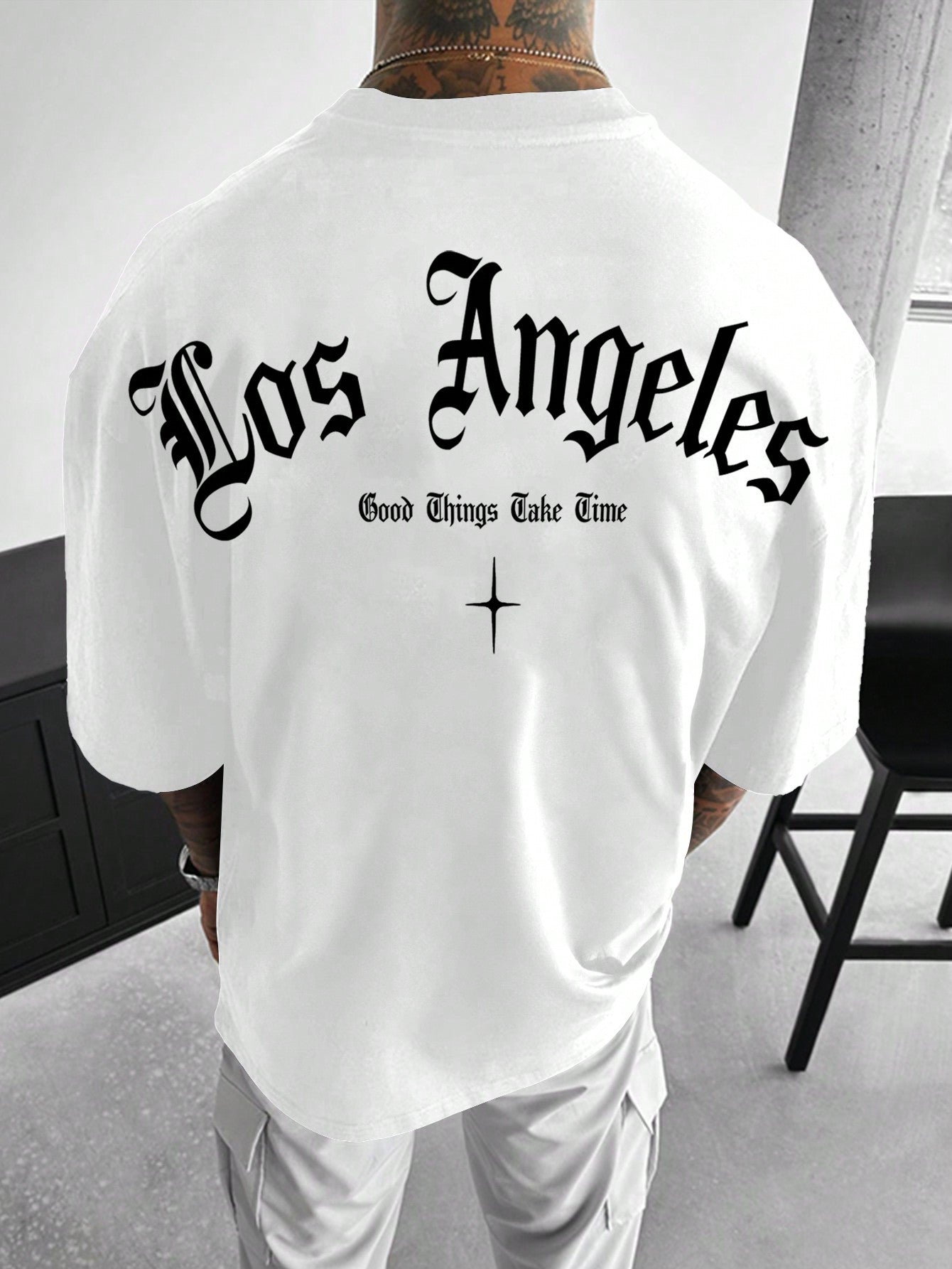 Manfinity EMRG Men'S Letter Printed T-Shirt